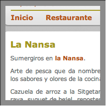 Restaurant la Nansa